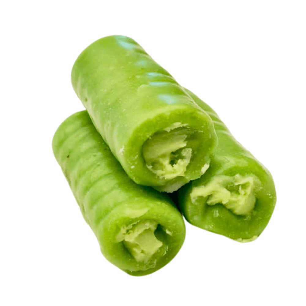 huesos con relleno pistacho