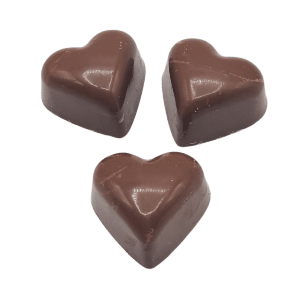 bombones de chocolate con leche rellenos de kinder