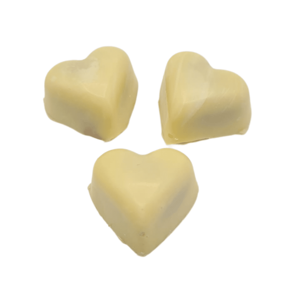 bombones de chocolate blanco rellenos de lotus