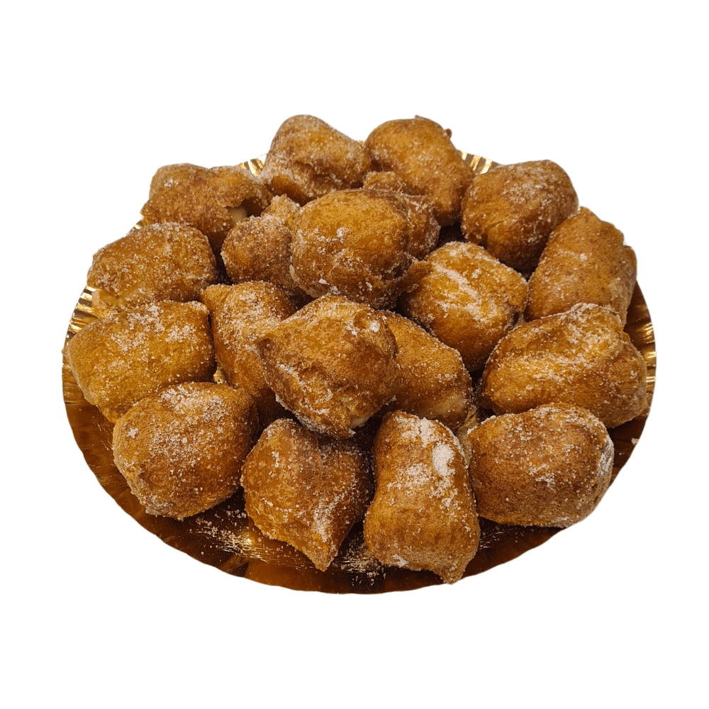 buñuelos rellenos de nata