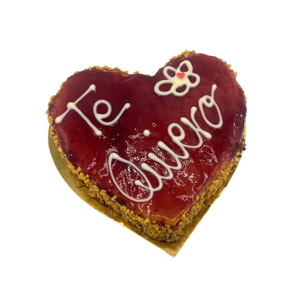 pastel individual de fresa