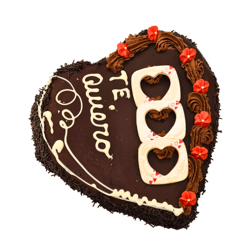 tarta de bizcocho de chocolate y trufa